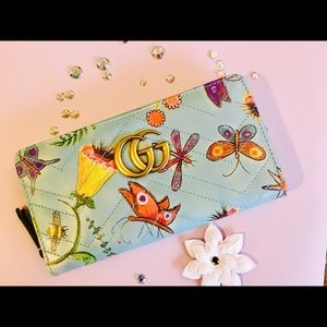 Gucci Wallet Jean's Garden Marmont GG